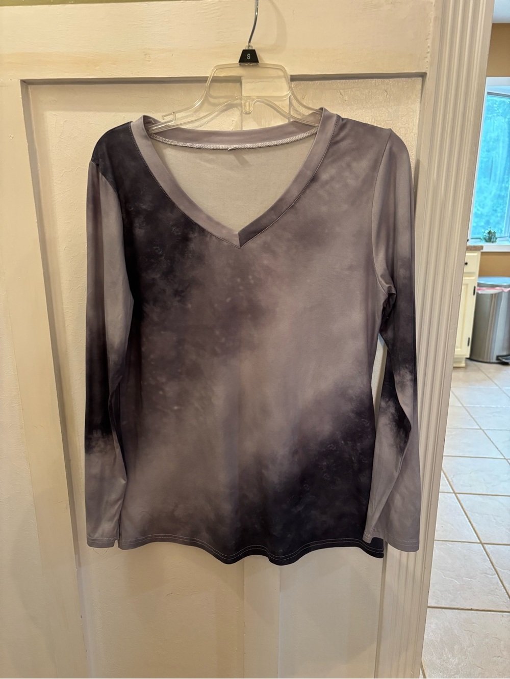 Women's Long Sleeve Grey Top